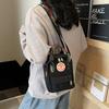 Mobile phone bag women's mini small bag small satchel travel light leisure messenger bag women's summer student canvas bag