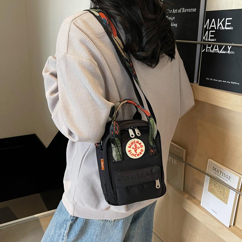 Mobile phone bag women's mini small bag small satchel travel light leisure messenger bag women's summer student canvas bag
