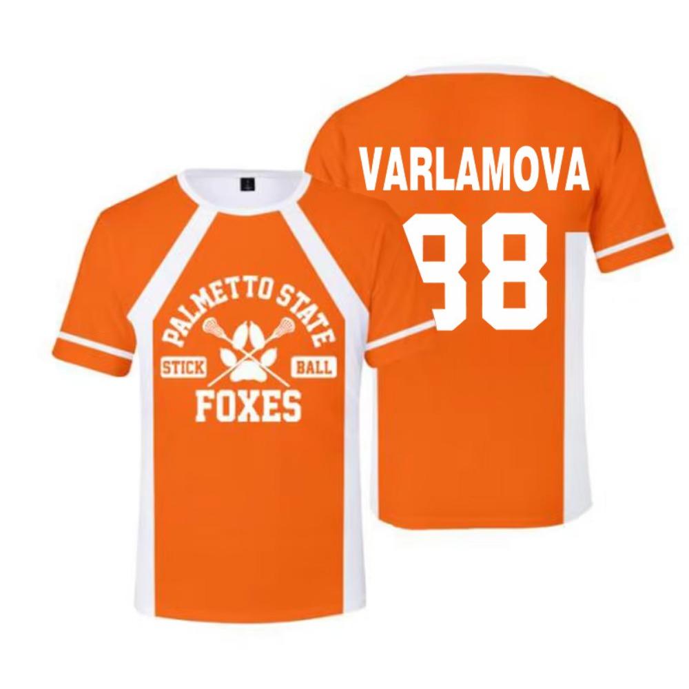 The Foxhole Court Palmetto State Foxes 3D T Shirt Unisex Summer Short Sleeve Funny Tshirt Graphic Tee Streetwear Lacrosse Jersey
