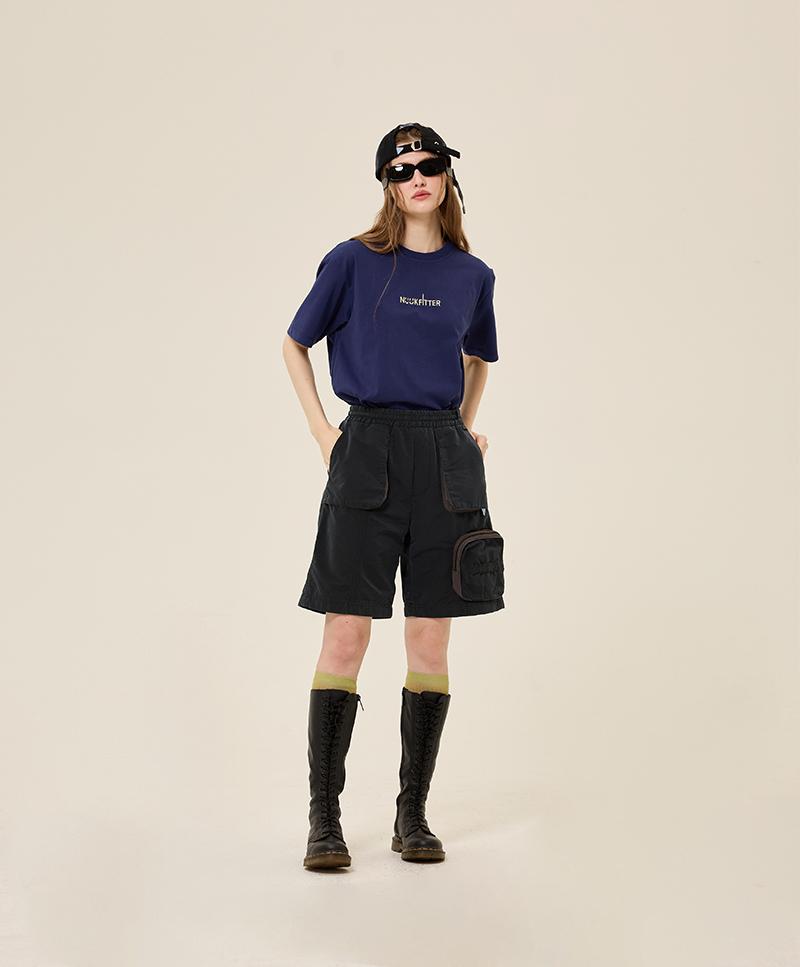NUUKFITTER Heavy Cotton Logo T-Shirt [Navy]