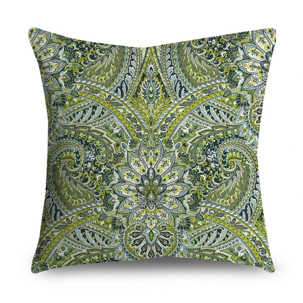 Green Pattern Decorative Pillowcase Bedding Home Decoration Cushion Pillowcase