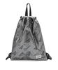 Mesh Pocket Gym Bag - Silver