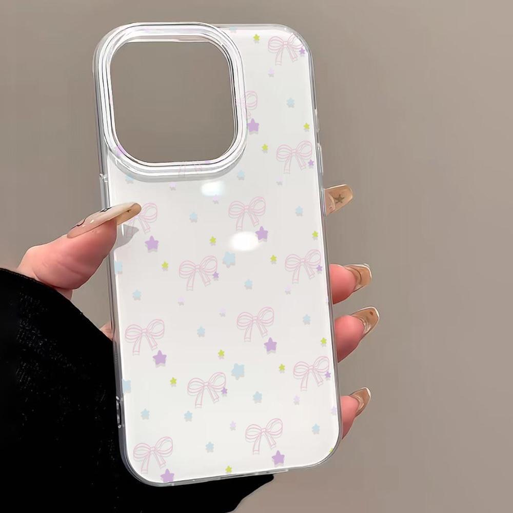 Painted Phone Case for iPhone 12 13 15 16 iPhone 16 12 13 14 15 Pro  14 15 16 Pro Max Coverage Shockproof Anti-Fingerprint Fresh Style Protective Case