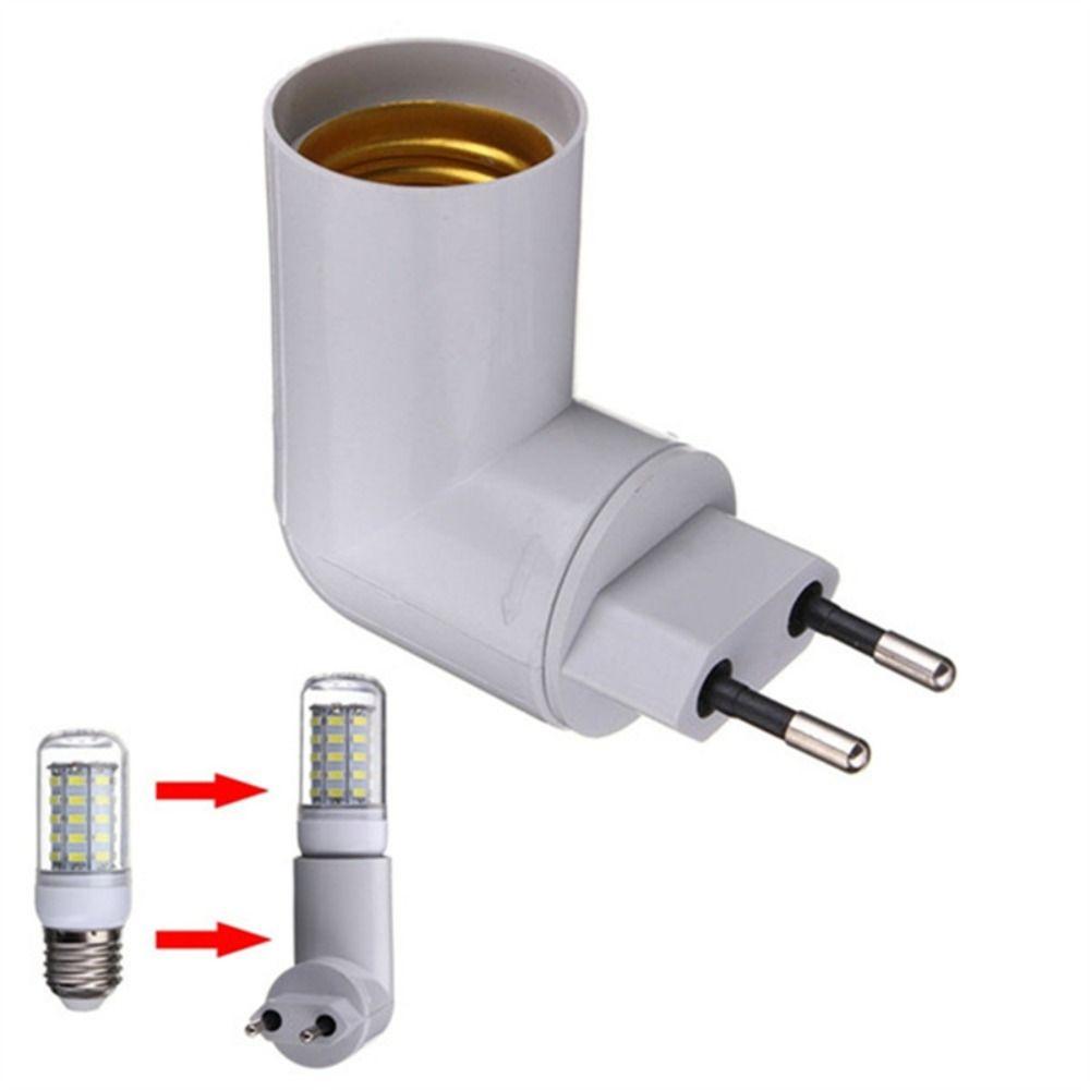 

EU US Plug Socket Adapter Screw Converter E27 Bulb Light Base Splitter Lamp Holder Socket Converter EU Plug