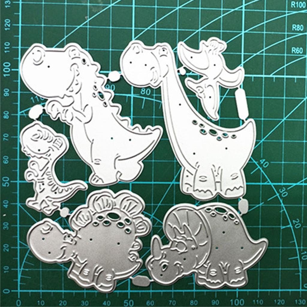 Dinosaur Metal Cutting Dies Card Embossing DIY Photo Album Template Mold Decor