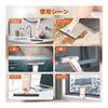 brontier Mini Mop, Folding Sponge Mop, Multifunctional Wiper, Water Wiping, Water Absorption, No Hand Washing Required, Both Dry and Wet Use, Small,