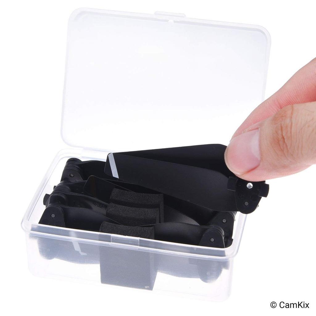 CamKix Ersatzpropeller für DJI Spark 2 Sätze Praktische Aufbewahrungsbox enthalten Schnellverschluss Klappflügel Fluggetestetes Design Essentiell