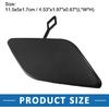 Front Passenger Side Bumper Tow Hook Cover A2128850126 Towing Eye Cover Cap for Mercedes-Benz E350 2010-2013 Black