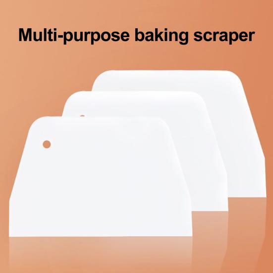 Dough Cutter Multifunctional Baking Tool Reusable Dough Scraper Food Safe Dough Cutting Tool for Bread Cake Fondant