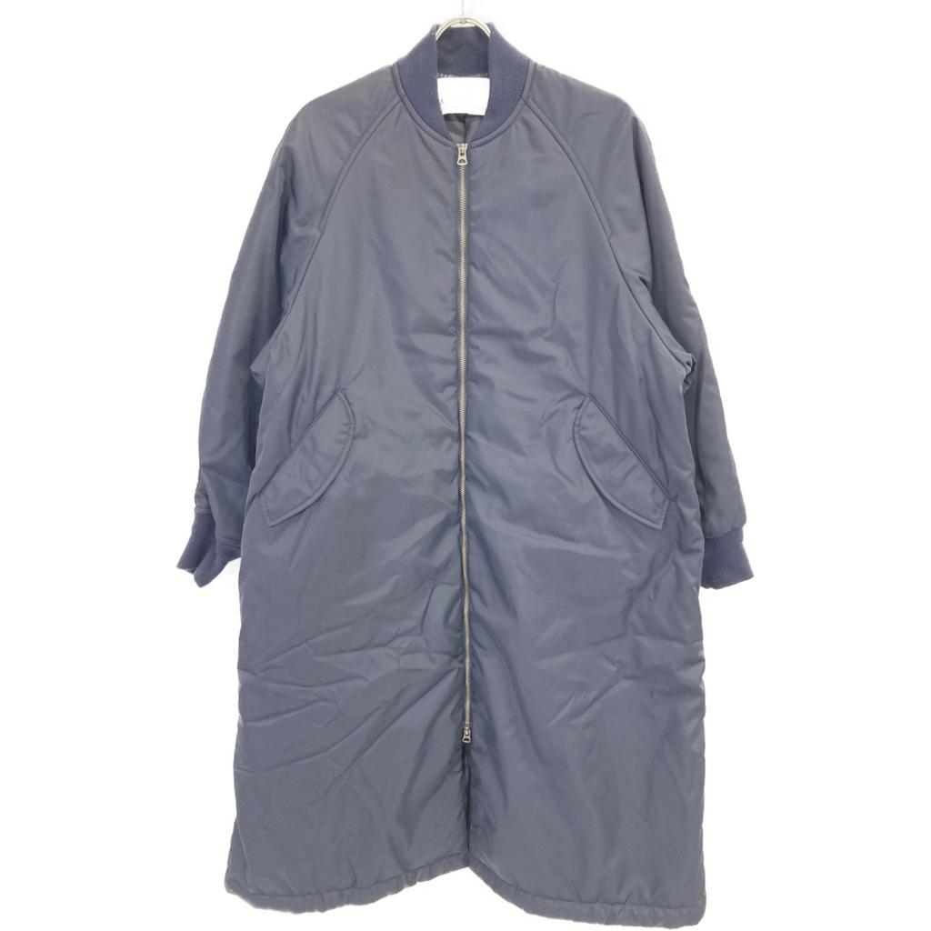 TICCA 243410023 TBDA-023 Navy Long MA-1 Jacket F NavyUsed