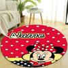 Personalized M-Minnie Round Chair Office Rug - Perfect for Mat, Office Chair & More - Ideal Gift for Birthdays and Holidays