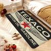Vintage Texaco Sign Entrance Door Mat Washable Non-Slip Living Room Sofa Chairs Area Mat Kitchen Welcome Doormat