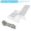 4x Elastic Elastic Rope Lying Chair Accessories With Round And Thick Binding Rope For Courtyard And Garden Furniture