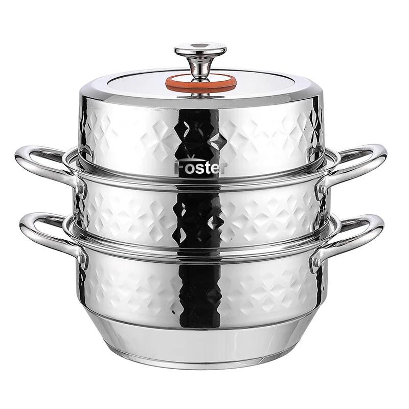 Faust Derby 3-Layer Stainless Steel Steamer