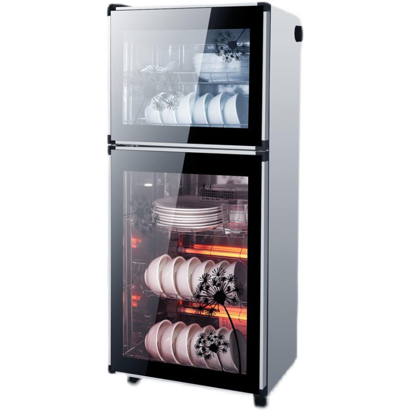 Compact Vertical Dish Drying Cabinet for Tableware and Utensils