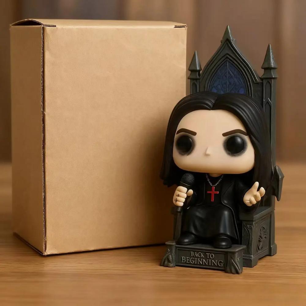 2025 per Figura di Ozzy Osbourne Grazie Ozzy L'Ultimo Spettacolo Ritorno all'Inizio Spettacolo di Addio 2025 Statuetta Decorazioni da Scrivania