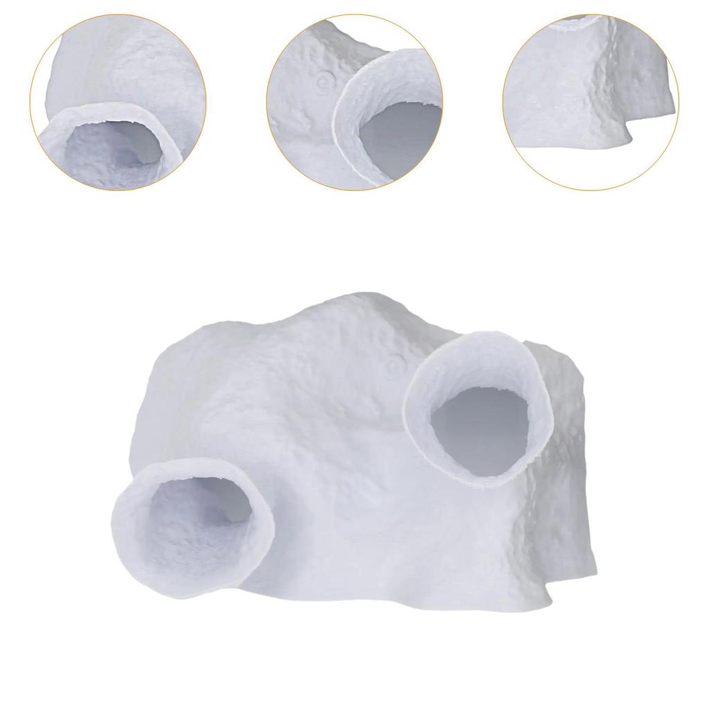 Fish Tank Cave Shelter Versatile Decorative Cichlid Reptiles Creative Betta Shop Accessories Hiding House Fish Tank Hiding Decor