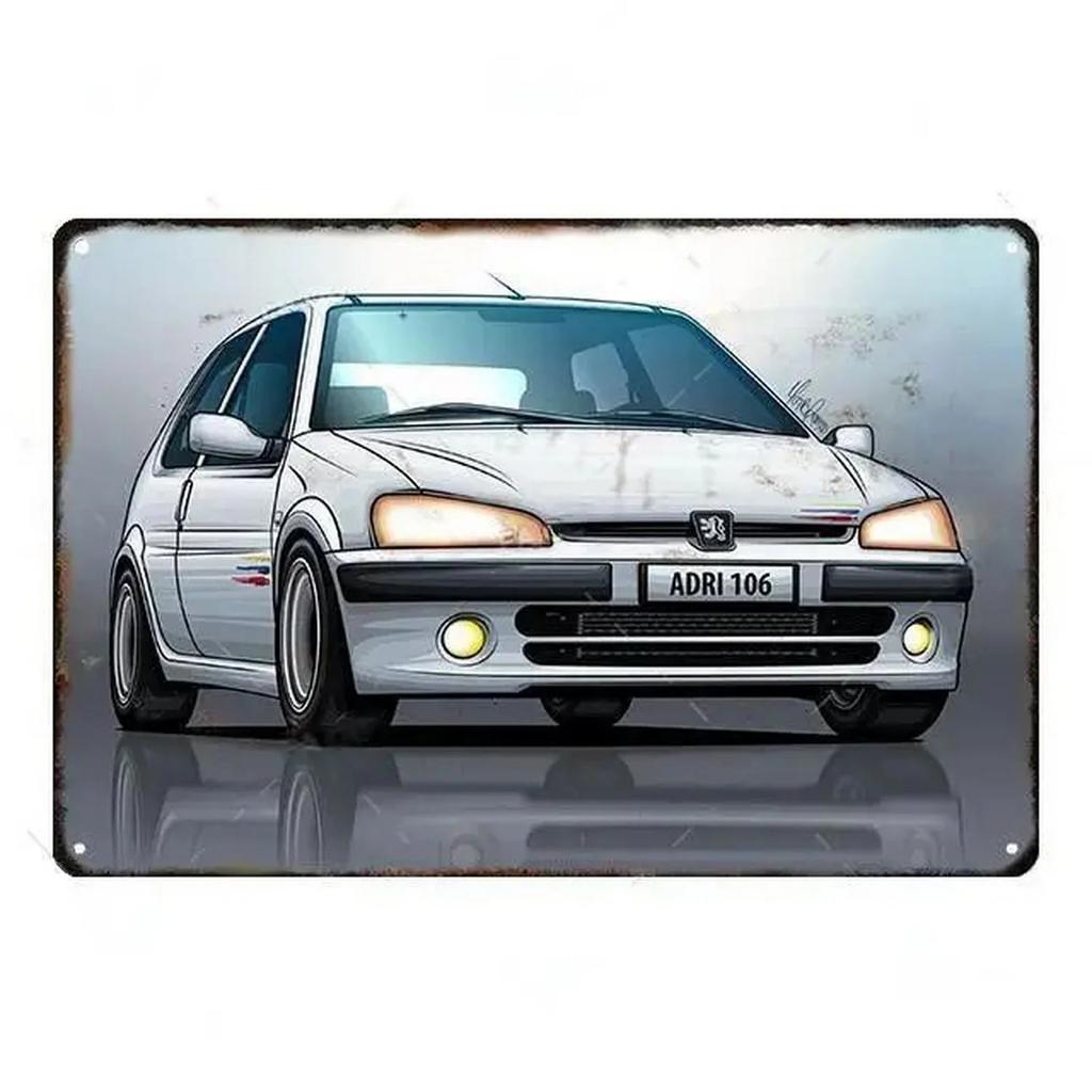 Plaque Metal Tin Signs Off Road Cars Wall Decoration Vintage Art Posters Iron Painting for Man Cave Home Cafe Garage Club Bar