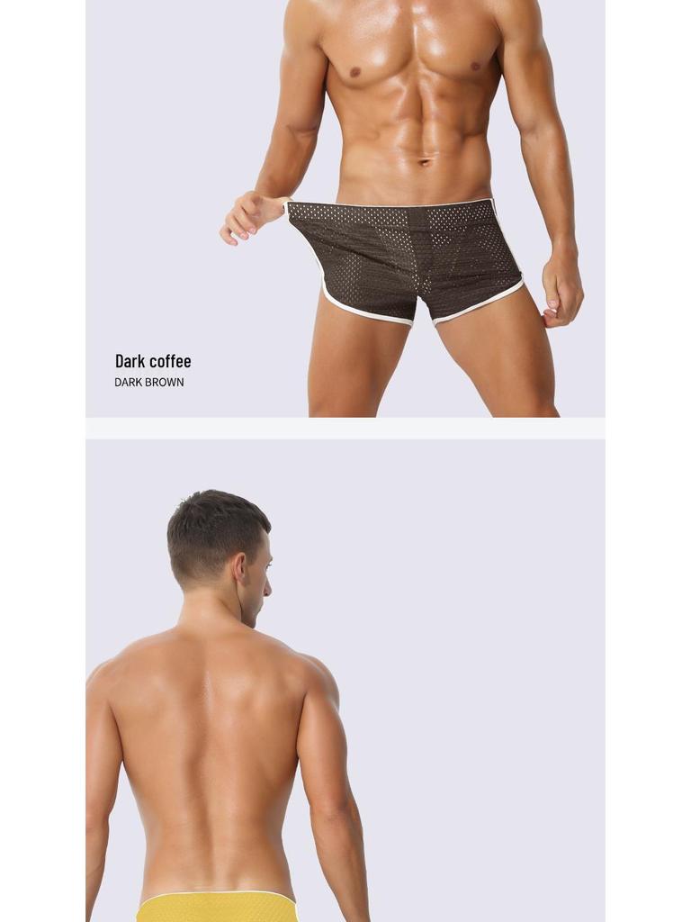Men's Ice Silk Boxer Shorts - Summer Trend for Teens and Boys, Loose Fit