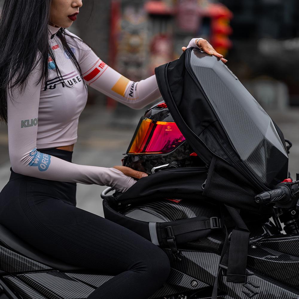 

Devil Race Outdoor Motorcycle Backpack - Large Capacity Helmet & Saddle Bag One Size