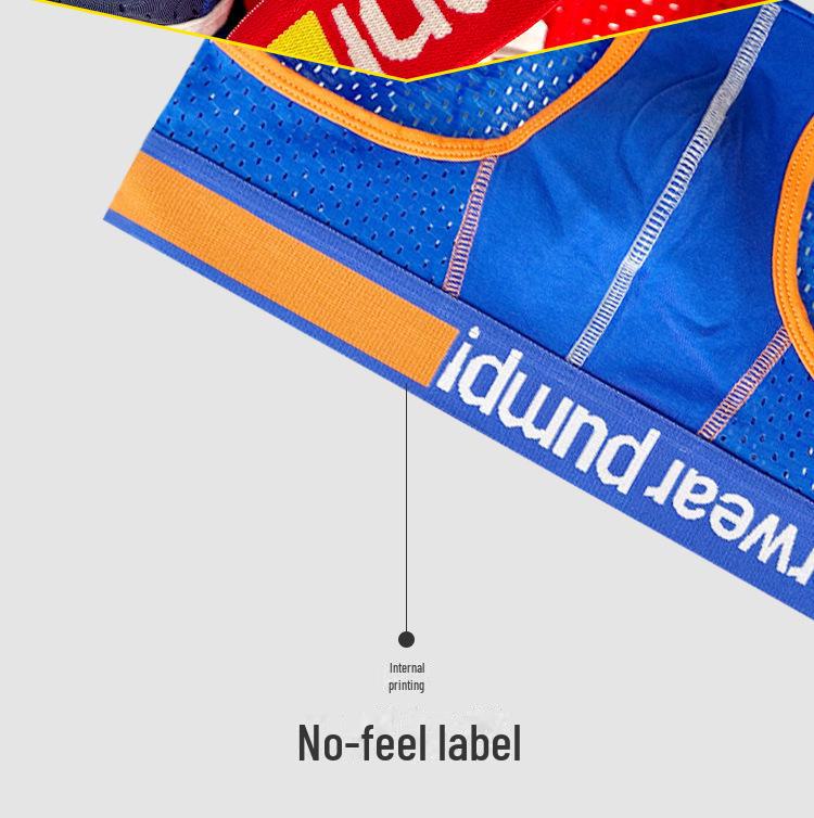 Men's Low Waist Slim Fit Stitching Style U-Convex Pouch Sports Underwear (MP5117)