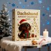2025 Dakhund Adventskalender 24 Dagers Nedtellingskalender med 3D Akrylpynt Juletrepynt Unik Gave til Hundelskere
