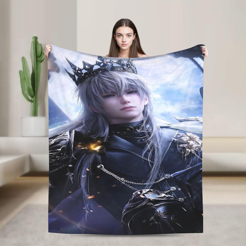 Love and Deepspace Sylus Game Blanket Plush Vintage Warm Throw Blankets for Coverlet Autumn/Winter