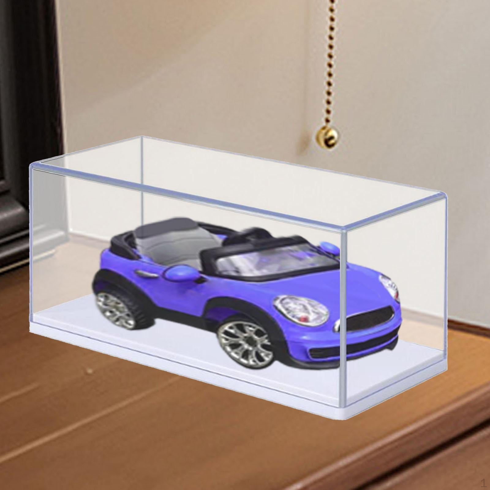 Акриловая витрина-бокс для моделей автомобилей, для хранения и демонстрации транспортных средств и фигурок 1 87 Scale