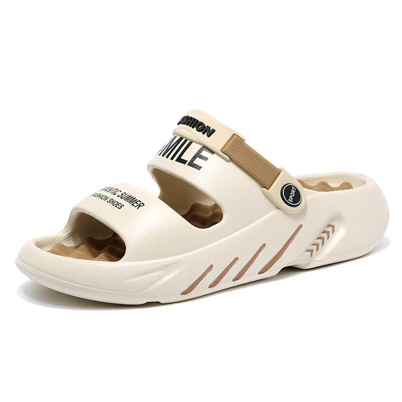 Mode Herren Hausschuhe Sommer EVA Hausschuhe Doppelfunktions-Sandalen für Herren Leichte Sommerschuhe für Herren Übergröße 39-48