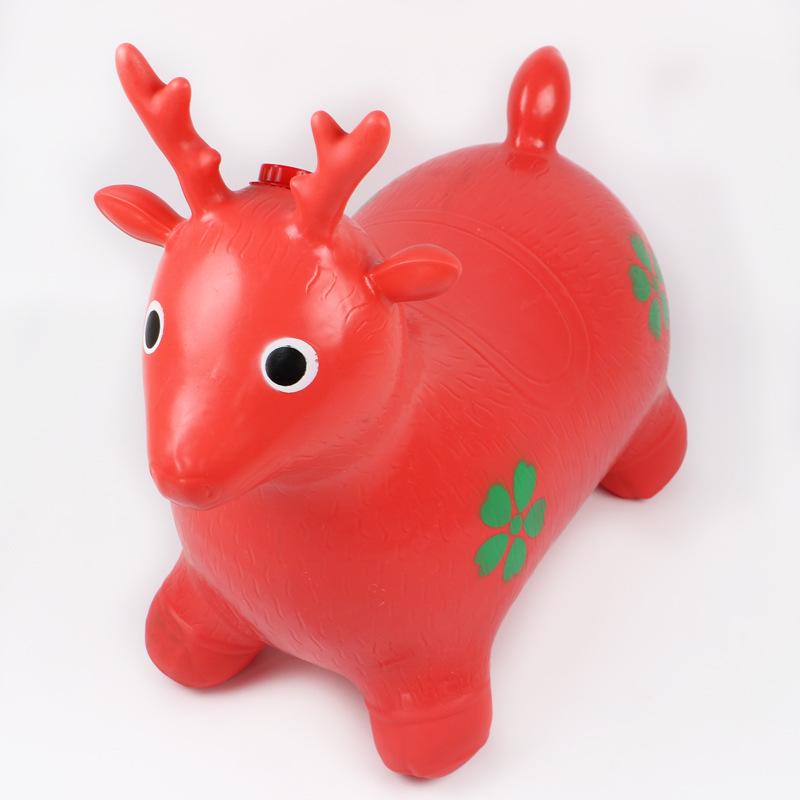 Extra velký tlustý nafukovací hudební skákací kůň pro děti - Provedení proti výbuchu