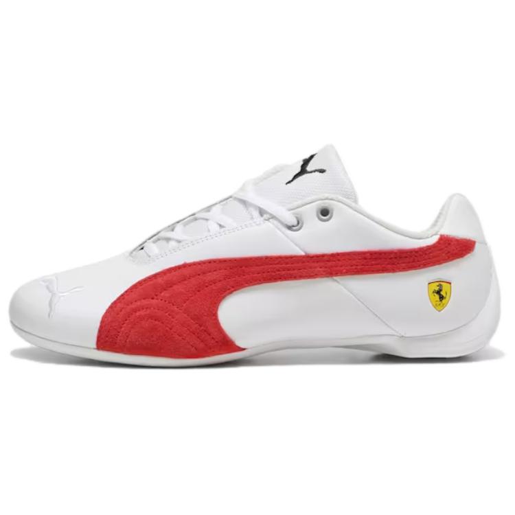 

Puma Scuderia Ferrari Удобные Легкие Прочные Низкие Повседневные Кроссовки Унисекс Повседневная Обувь Белый Красный 308585-02 39