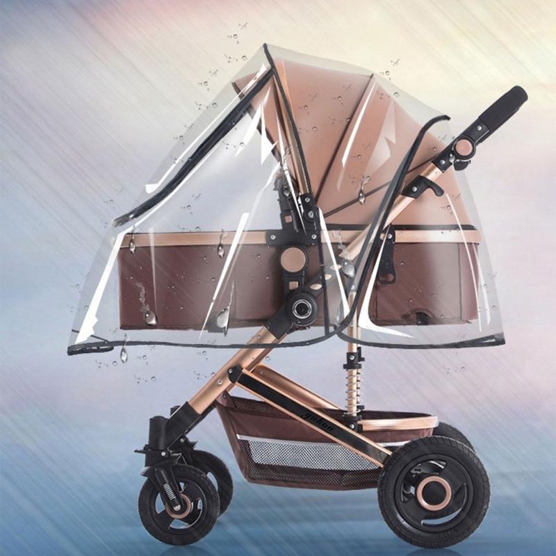 Baby Travel Weather Shield Breathable Stroller Rain Cover Baby Car Weather Wind-Shield Protect from Dust Snow Universal