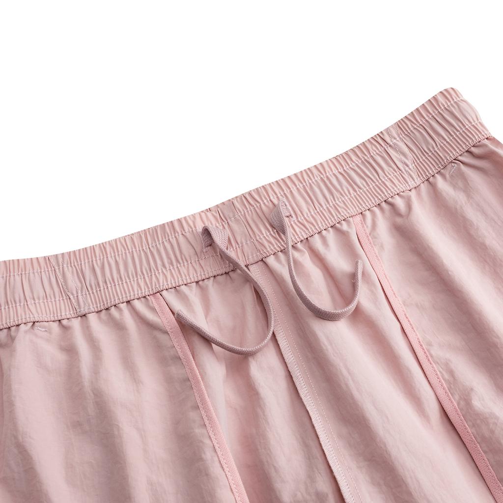 Anta Outdoors Womens Woven Mid-Length Shorts Summer 2026 Casual Shorts Women shorts Soft-Pink 962626505-6