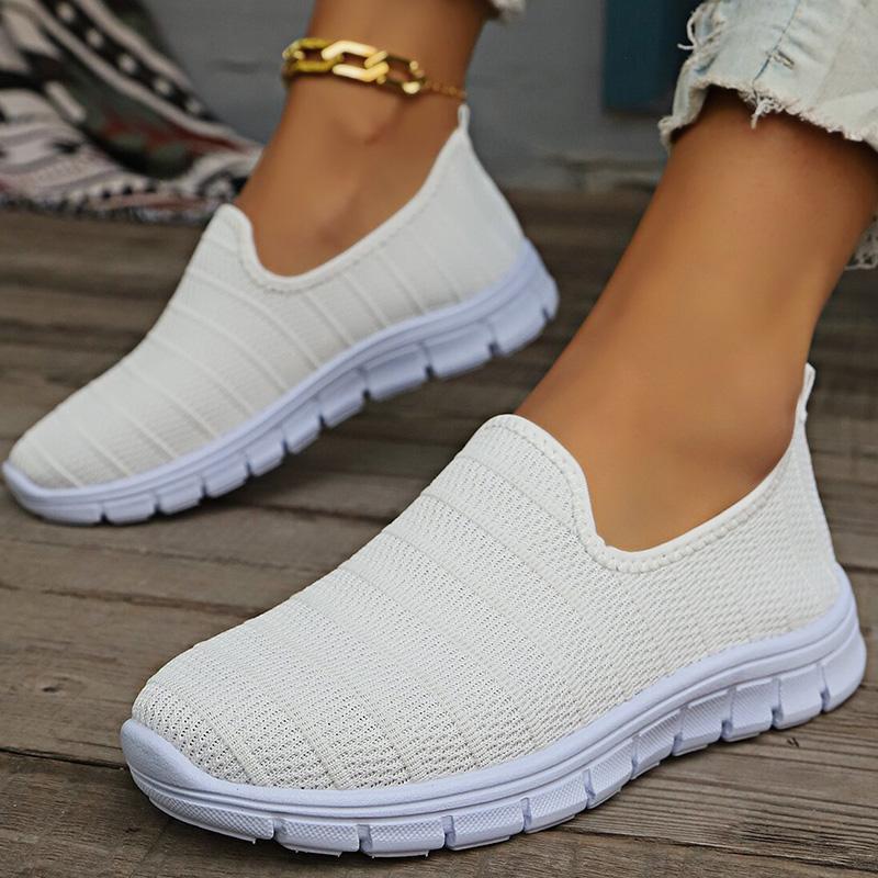 Women's Sneaker Slip On White Shoes For Woman Sneakers Lightweight Sports Shoes Women Autumn Casual Vulcanize Footwear Female