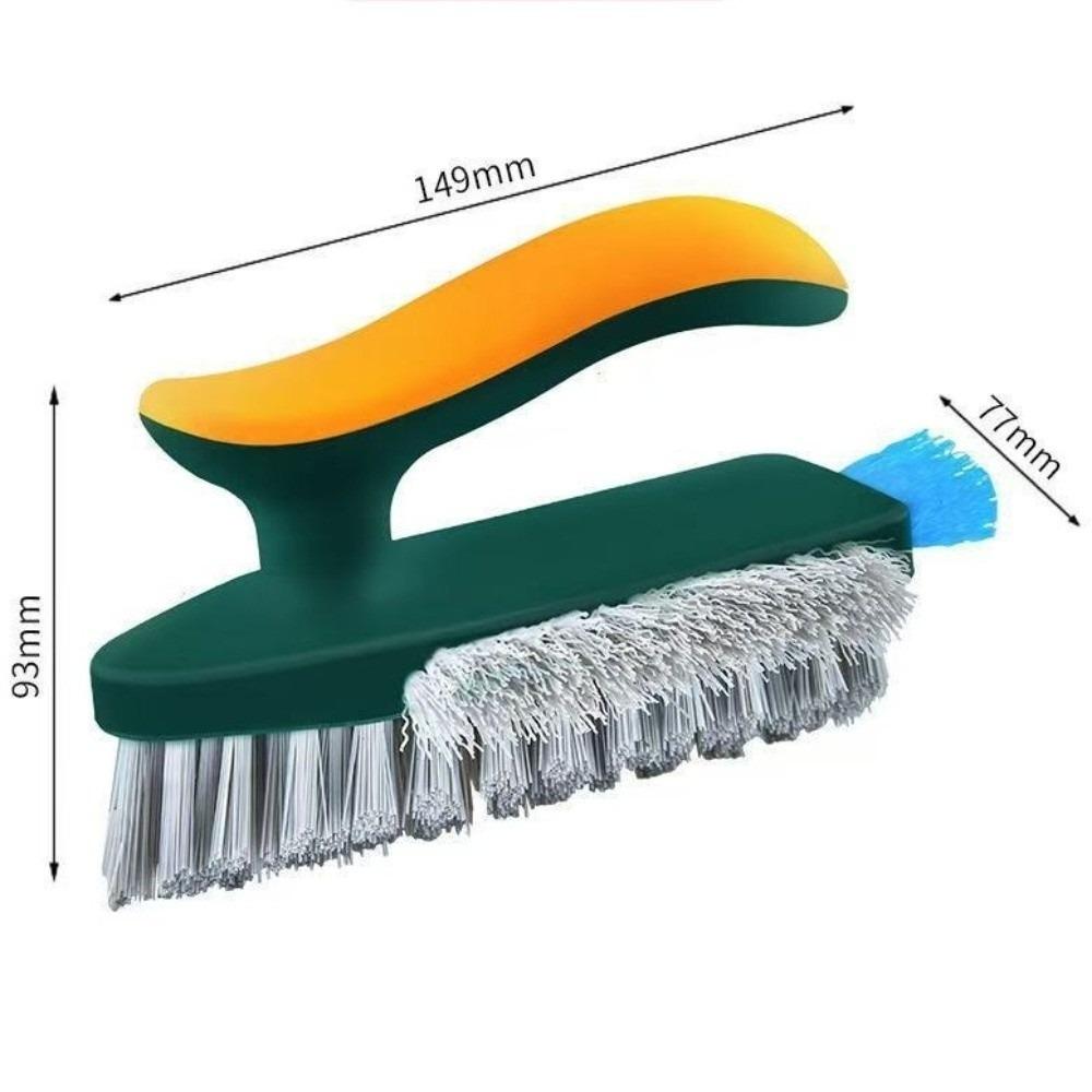 

Ergonomic Handle Gap Groove Cleaning Tool V-Shape Glass Scraper for Bathroom Cleaning зелёный