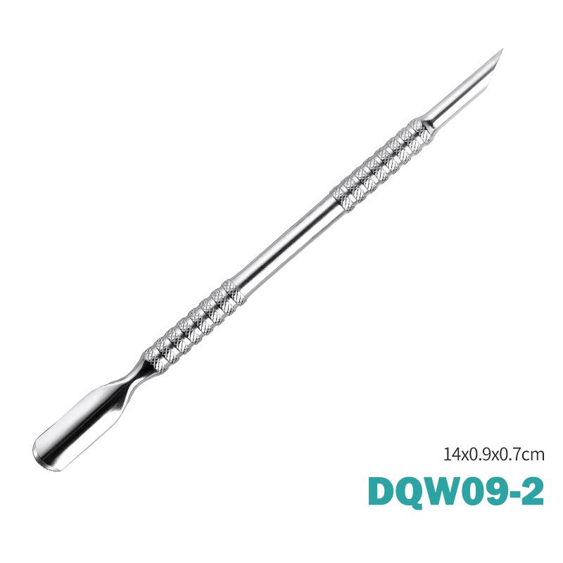 Professional Stainless Steel Nail Cuticle Pusher Heavy Duty Gel Remover Scraper Manicure Equipment