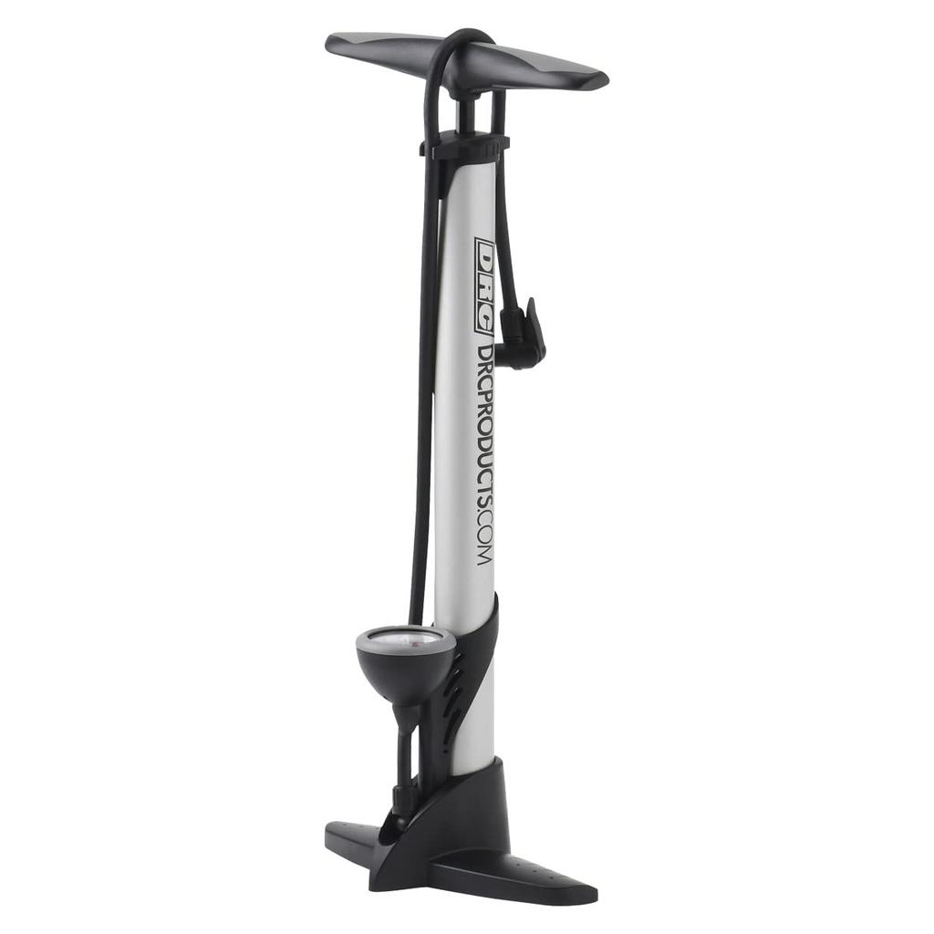 DRC F505 Floor Maximum Inflation Pressure Dirt Freak D9986 Pump, Schrader/Presta, 1100kpa/160psi, Silver, (formerly D59-35-505)