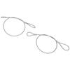 1 Pair Emergency Hood Release Cable Kit RP604802 Fits For Corvette C4 1984-1996