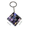 Cyberpunk Schoolbag Pendant Keychain Cyberpunk Metal Cool Circuit Board Charm For Boys Girls Vending Machine