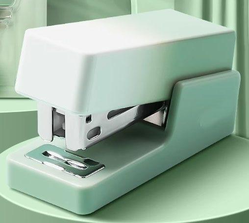 

Stapler set small size portable handheld small color transparent cute little fresh