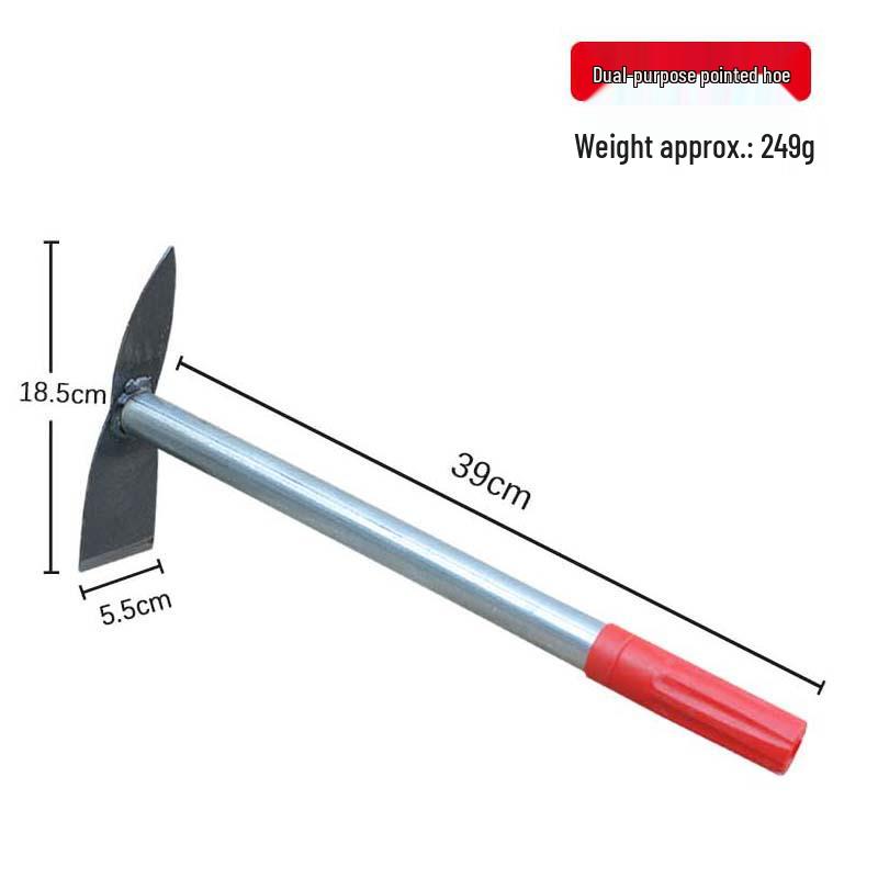 Multifunctional Stainless Steel Gardening Hoe for Planting, Weeding, and Digging 