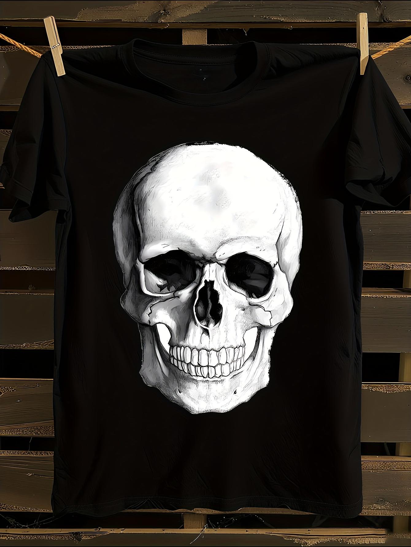 Gothic Skull Crossbones Tshirt XXXL