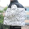 Printed cotton-padded clothes men's winter loose ins stream stand-up collar cotton clothes jacket brand letter couple bread clothes