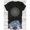SHEIN LUNE Grande Taille Femme T-shirt Décontracté Imprimé Floral, Été