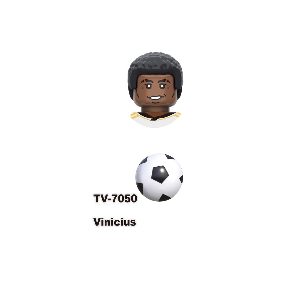 TV6506 TV6507 Action Toy Figures Football Players Assemble Bricks Building Blocks Gifts For Children Kids Small Dolls