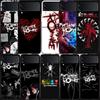 My Chemical Romance MCR Phone Case For Samsung Z Flip 7 6 5G Galaxy Z Flip 5 4 3 Black Hard Cell Cover Luxury PC Shell Coque