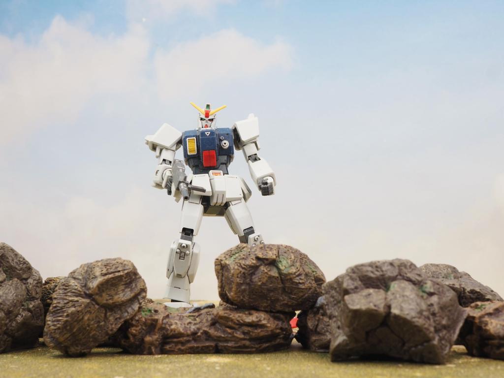 [Good in three directions] Figure Diorama Props, Accessories, Rocks and Logs (Set of 12 Rocks)