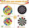 Dinosaur Dart Board for Kids 26 Inches Double-Sided Safe Game with 16 Balls Montessori Toys Indoor Outdoor Play Gift
