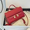 Summer New Retro Fashion Versatile Single Shoulder Women's Messenger Bag Niche High-end Portable Small Square Bag