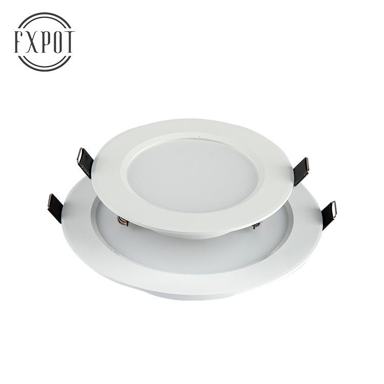 Full Color RGB LED Ceiling Downlight with Remote Control, Dimmable and Energy-Saving